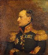George Dawe Portrait of Konstantin von Benckendorff oil